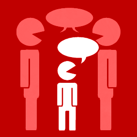 not be silent when adults talk